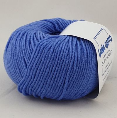 Lana Gatto Super Soft (14341 василек) 100% меринос экстрафайн 50 г/125 м